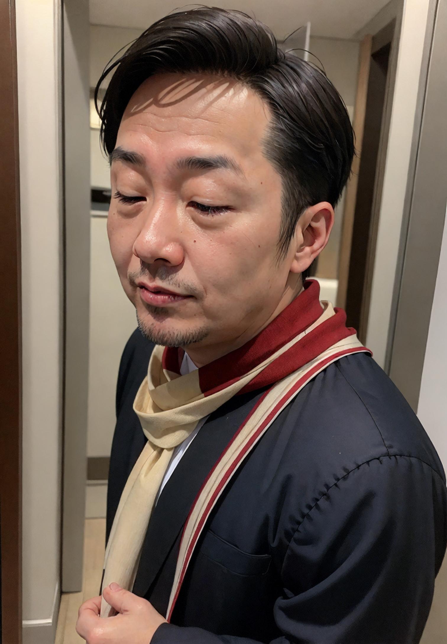 マフラーおっさん