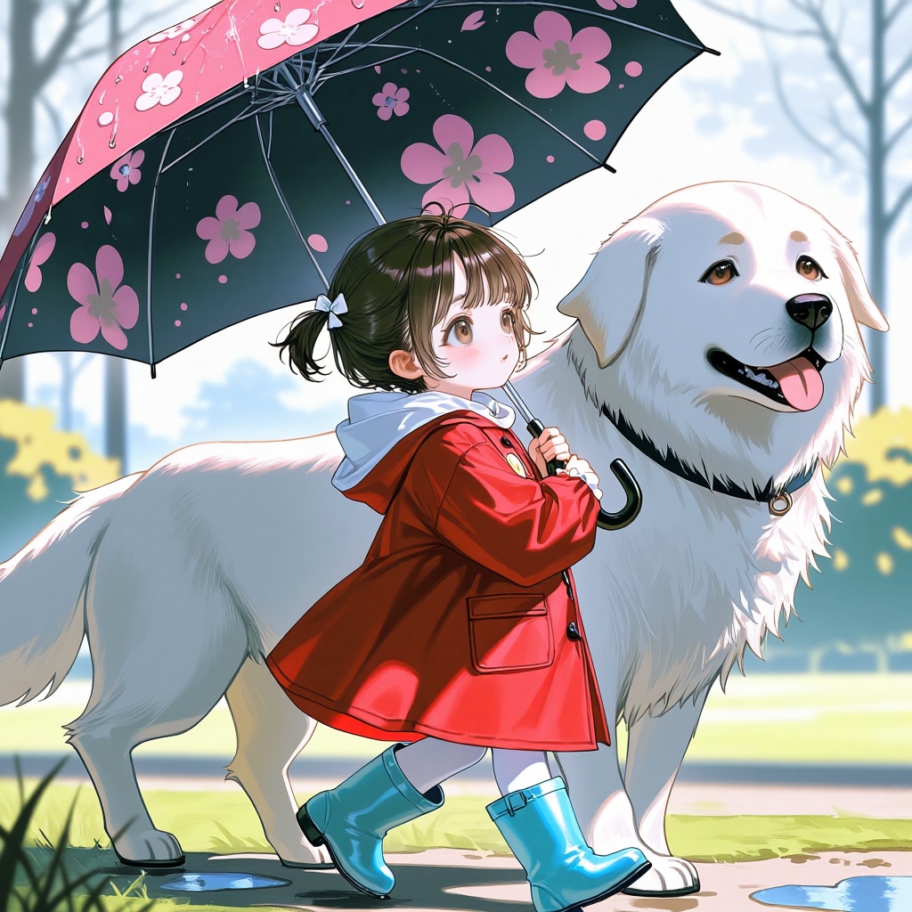 お気入りの傘でおさんぽ