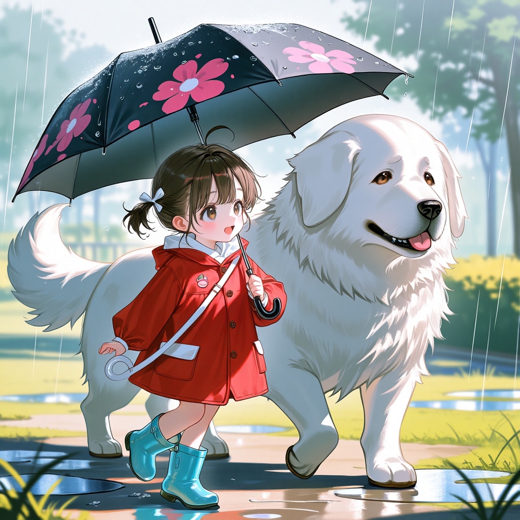 お気入りの傘でおさんぽ