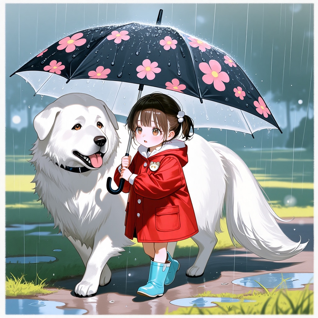 お気入りの傘でおさんぽ