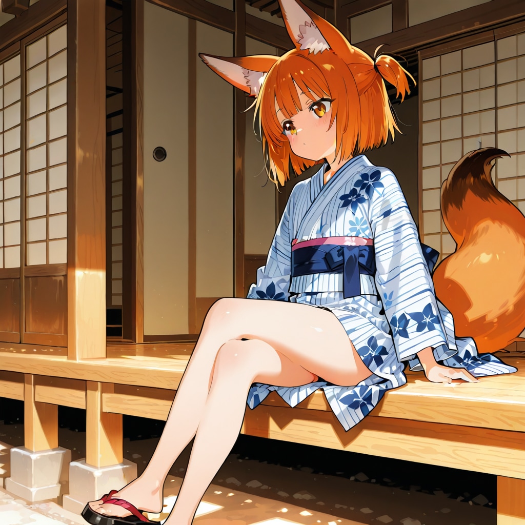 きつねさんのふともも