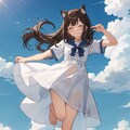 海辺の女の子 4枚目