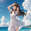 海辺の女の子 8枚目