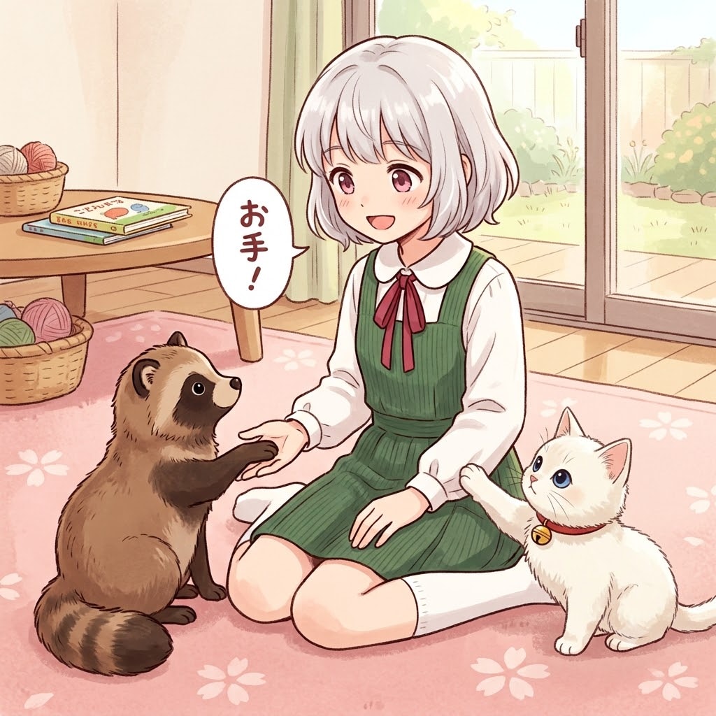 お手！