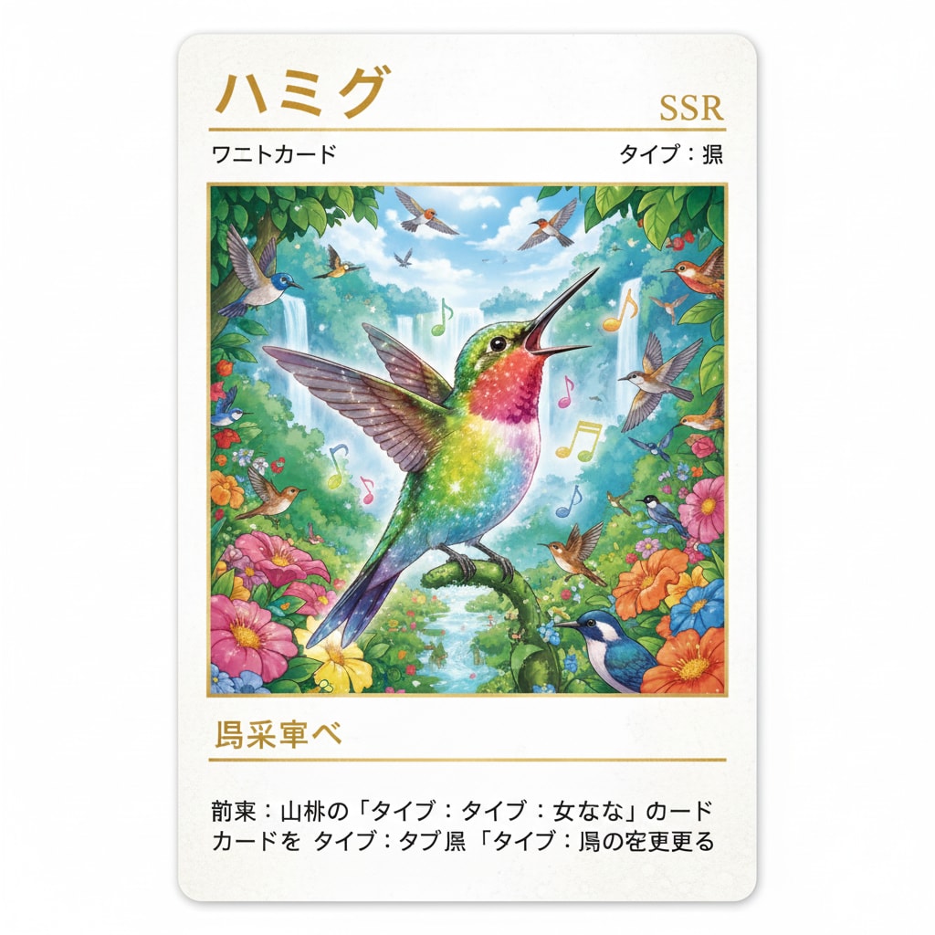 トレカ・鳥 企画「ハミング」