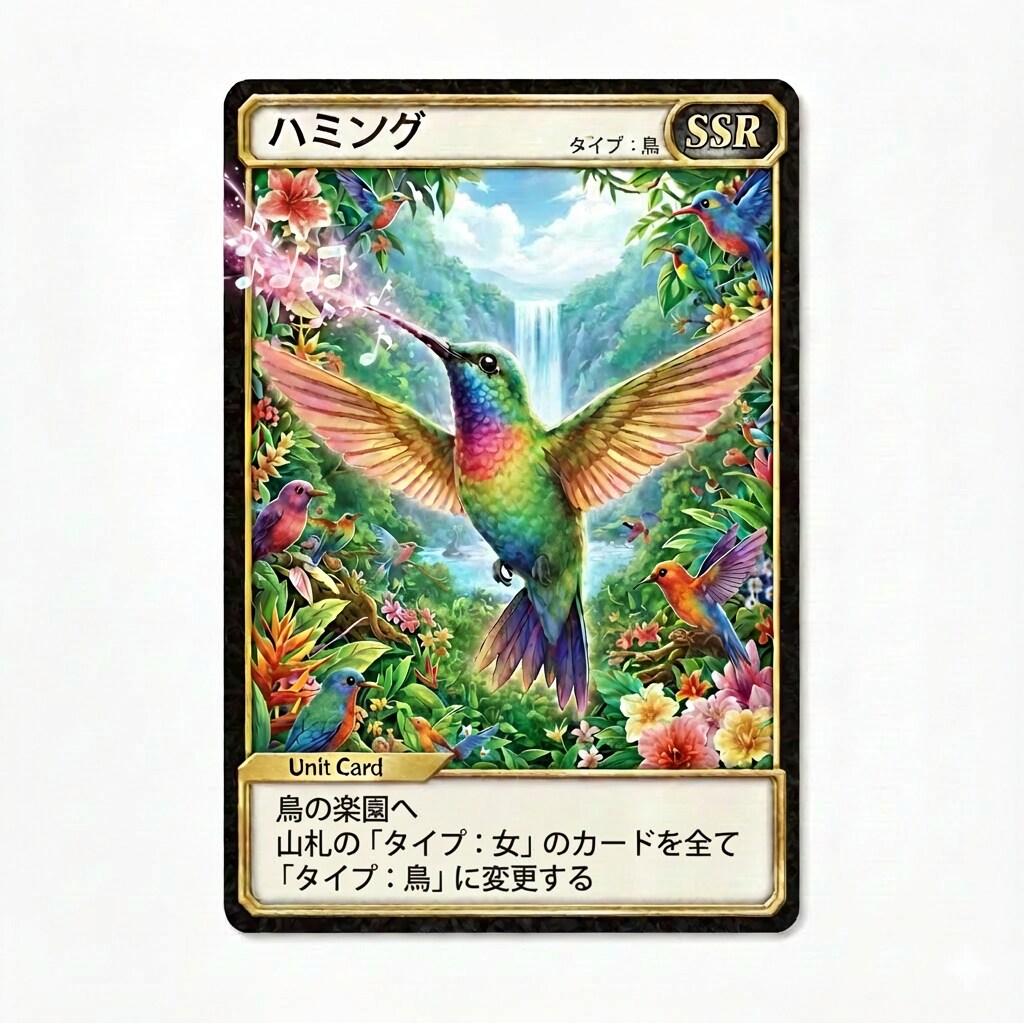 トレカ・鳥 企画「ハミング」