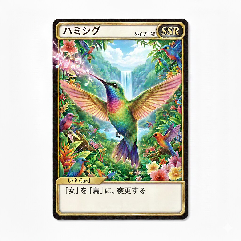 トレカ・鳥 企画「ハミング」