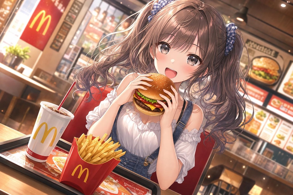 今日のご褒美マック