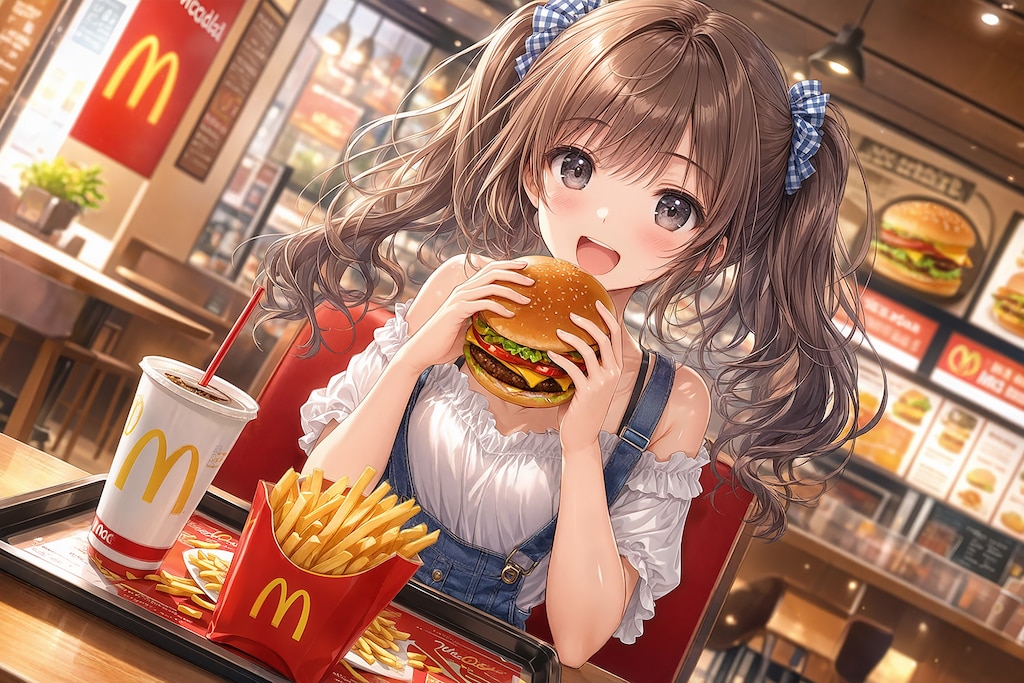 今日のご褒美マック