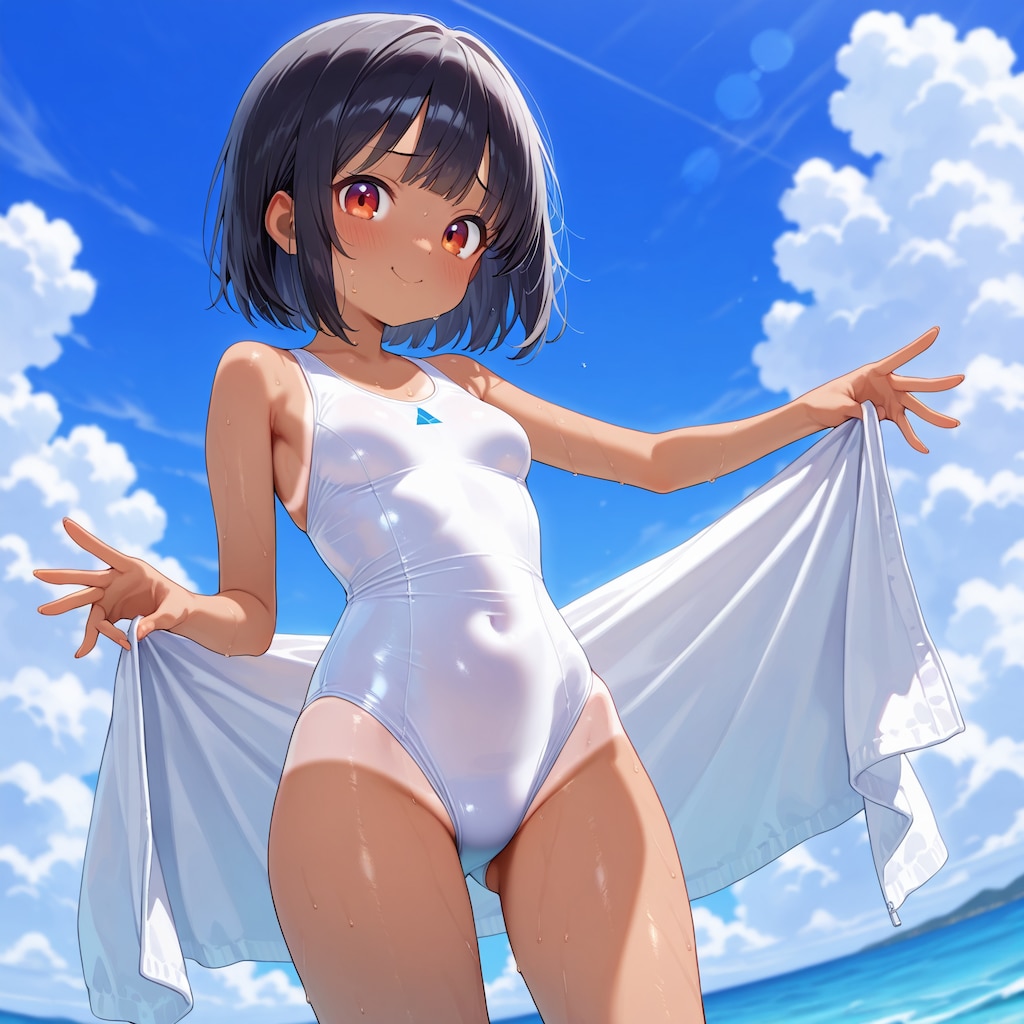 この競泳水着なんだけど・・・どうかな