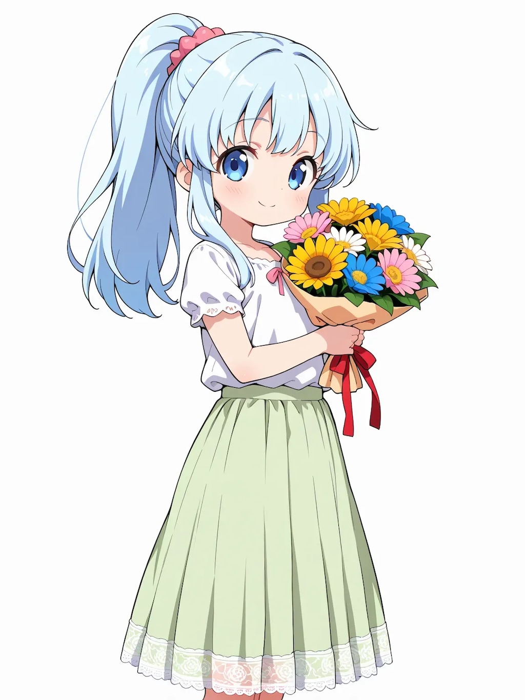 花束持って集合？4