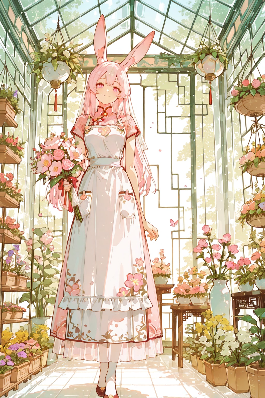 🌸 花屋「フローラ・マージュ」店主：リリィ（Lily）🐰