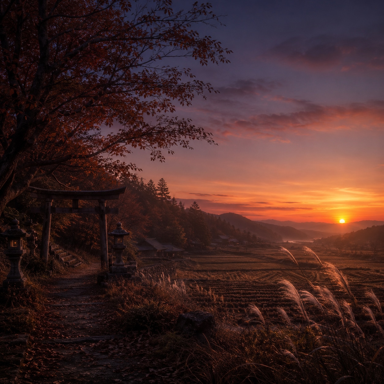 夕焼け