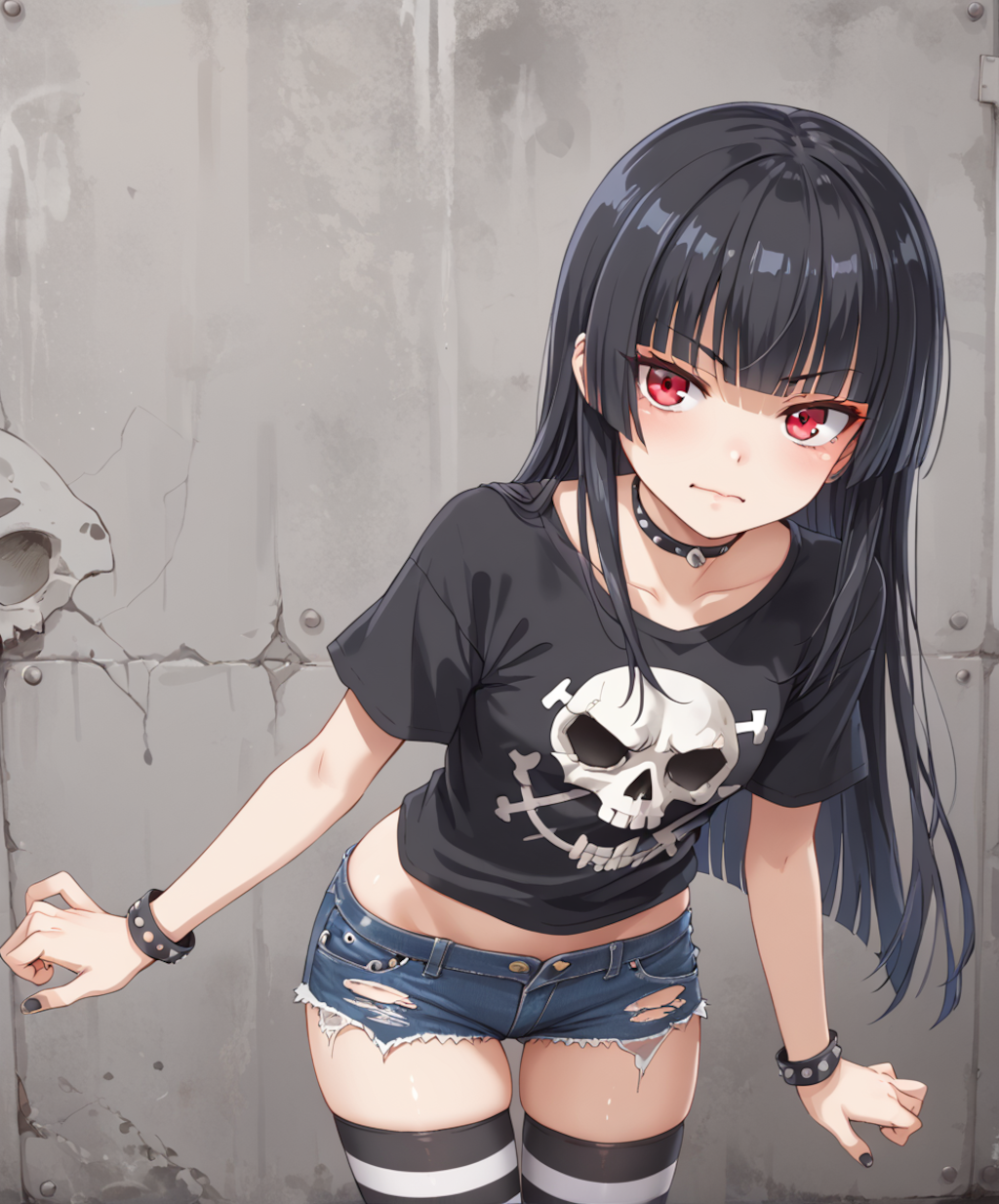 なりきり参戦（ホットパンツJK）