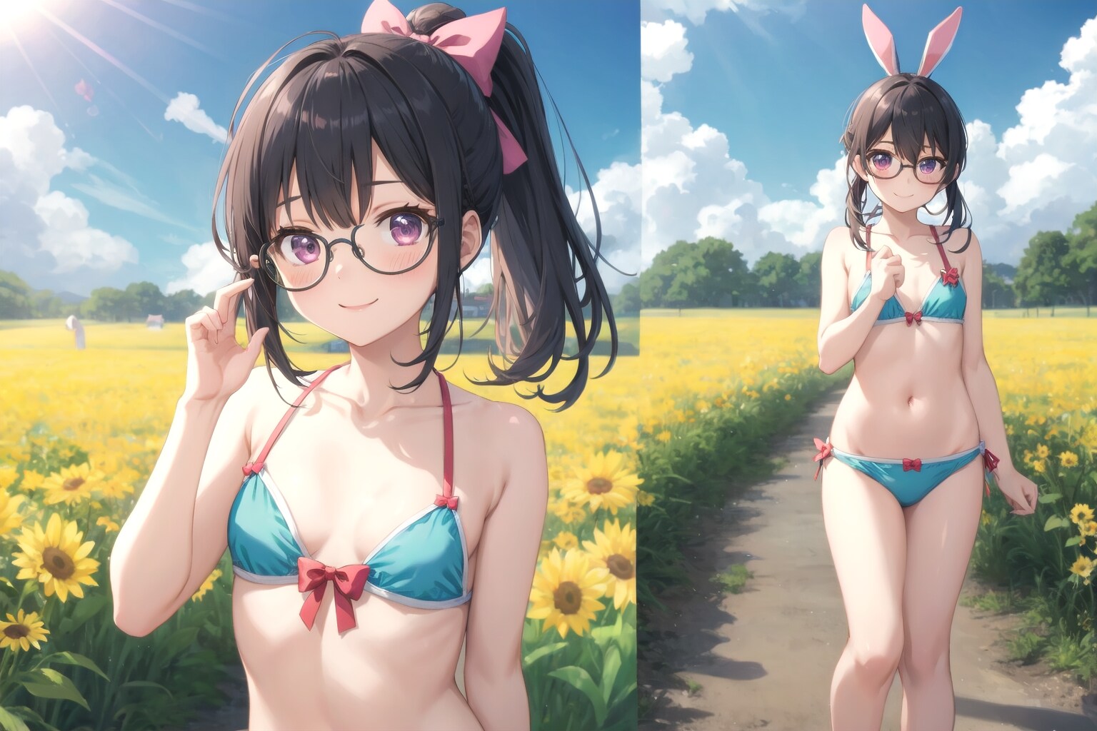 マーガレットコスモス畑