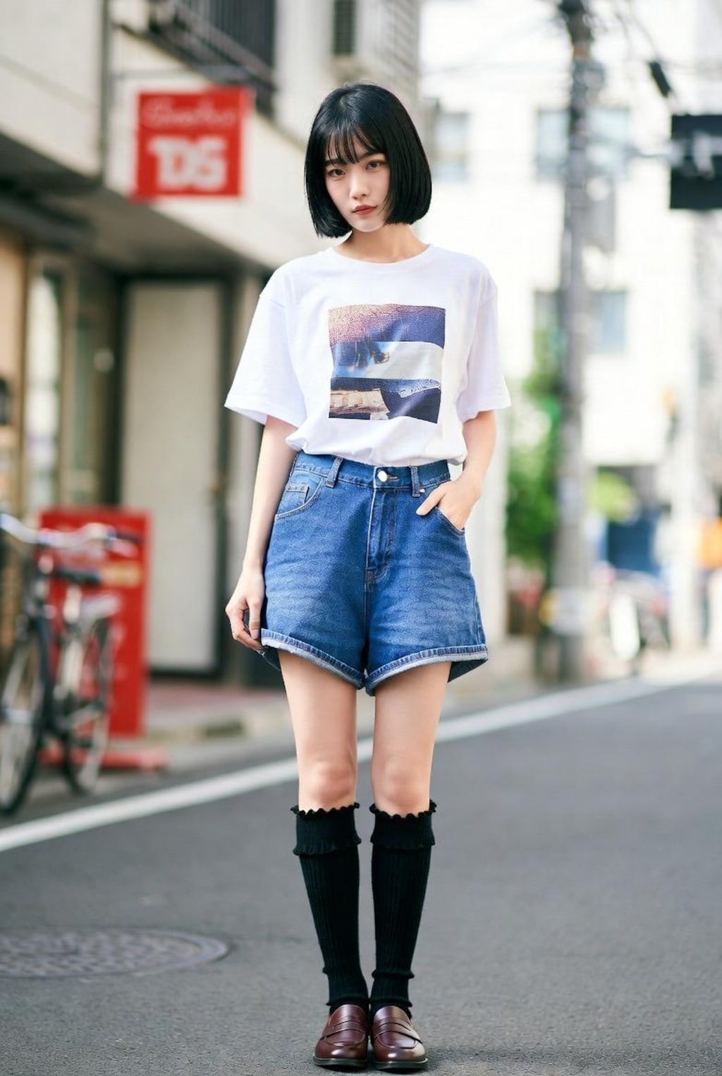 ボブカットの女子2