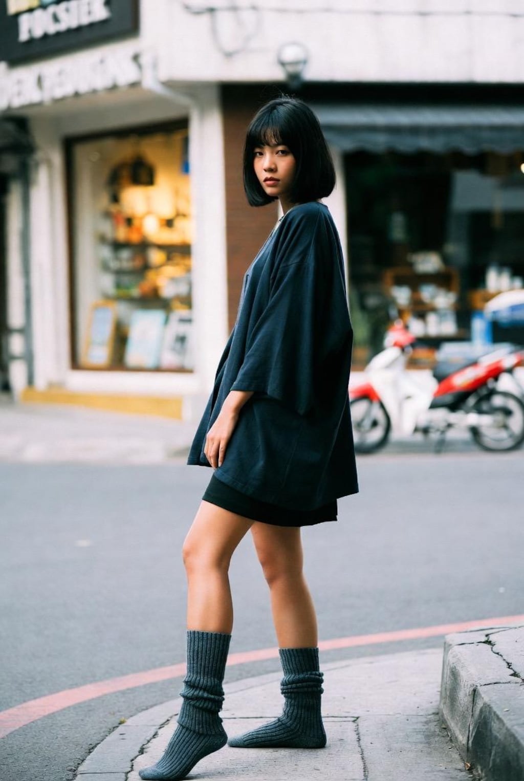 ボブカットの女子2