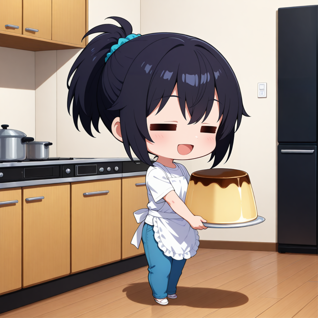 今日のおやつはデーカイぞー