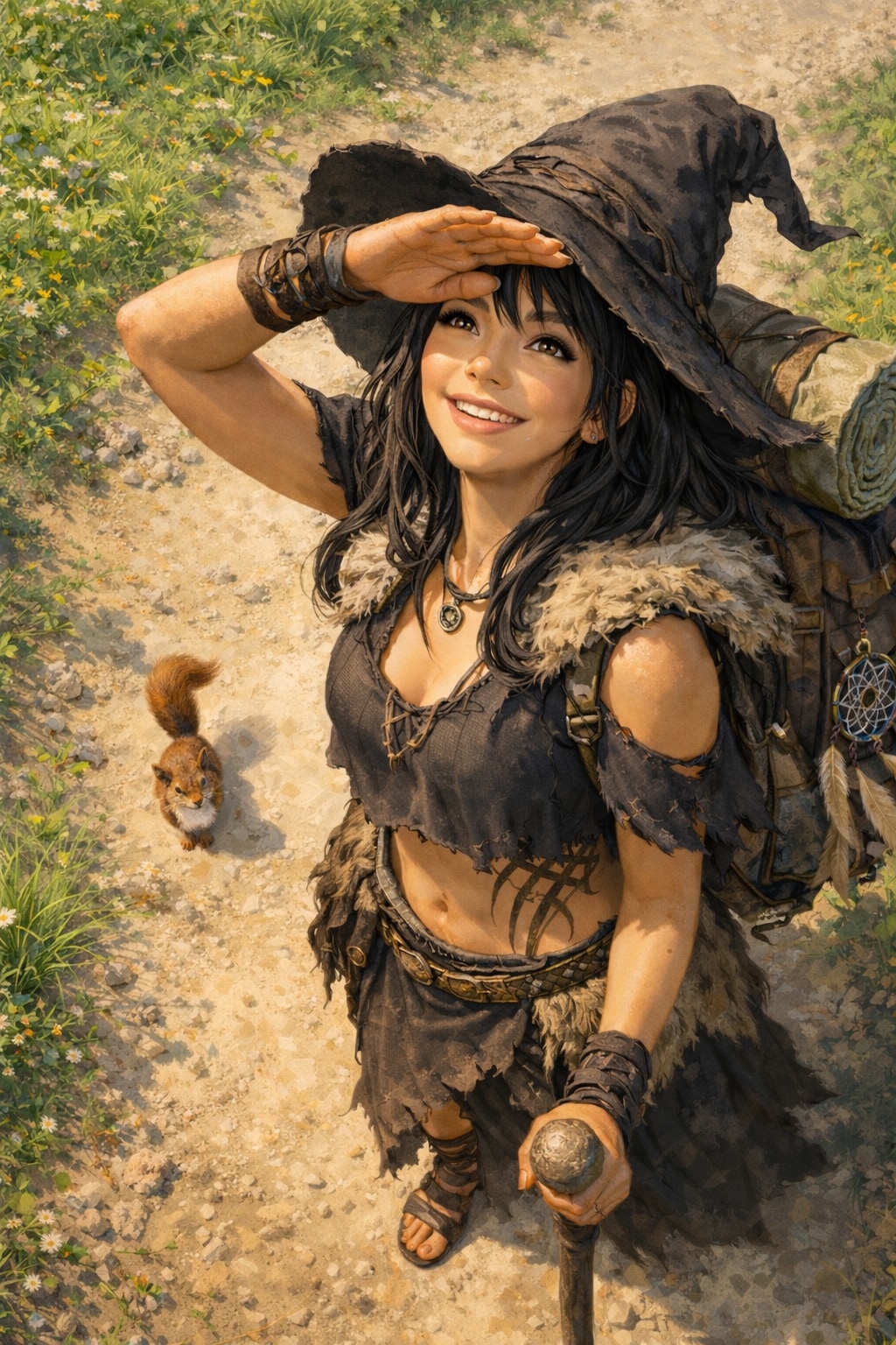 旅をしよう。―昼の草原