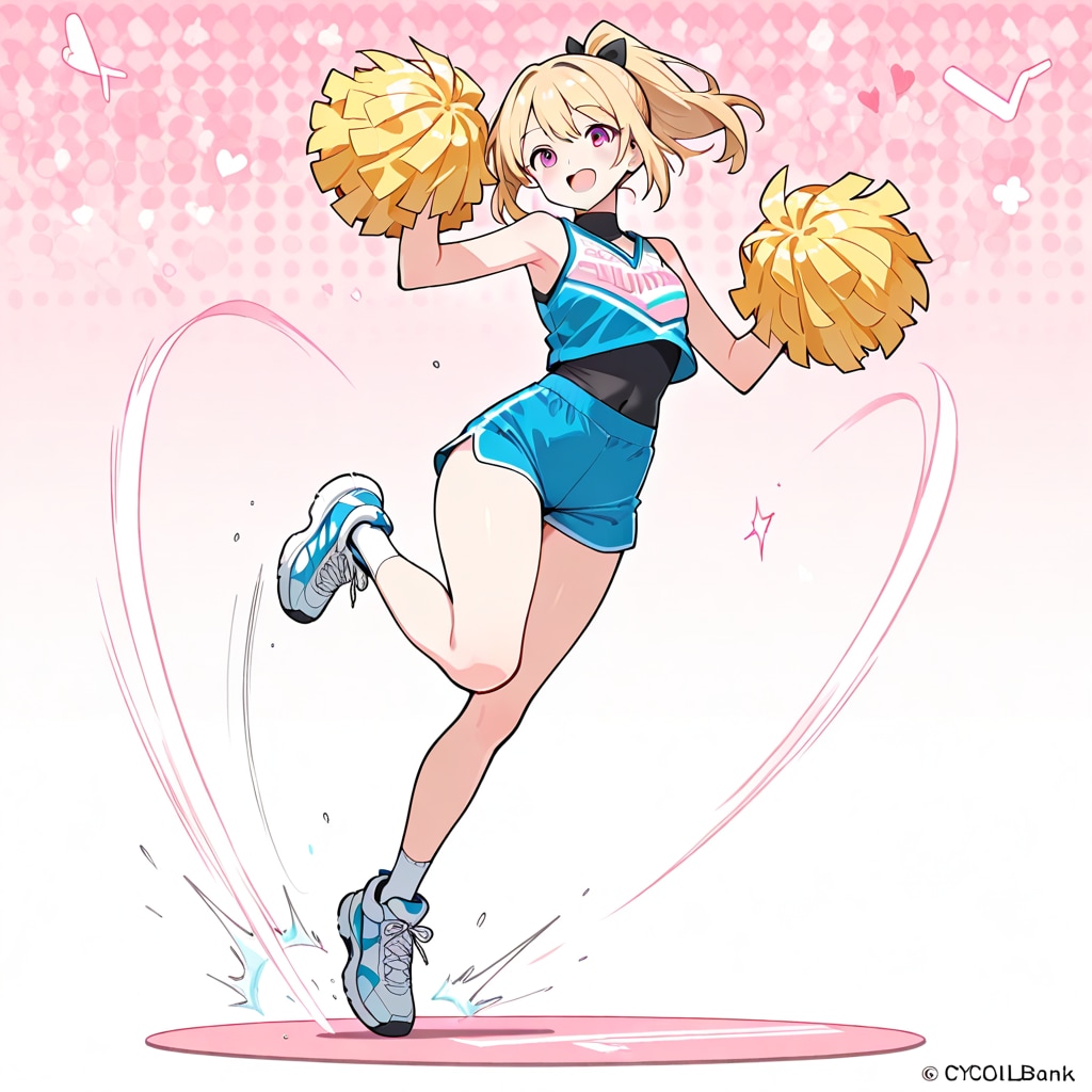 チアガールの健康的な太もも | の人気AIイラスト・グラビア