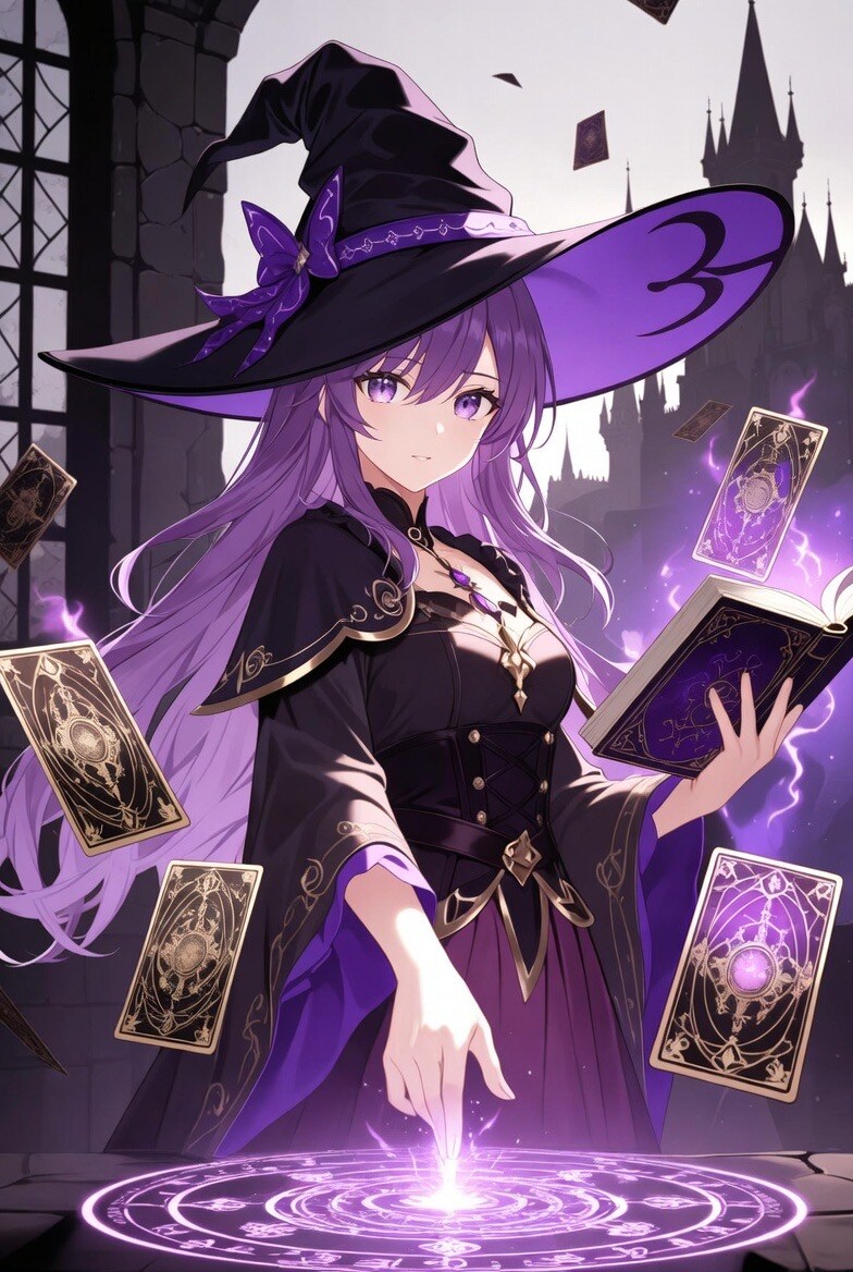 魔女とタロットカード