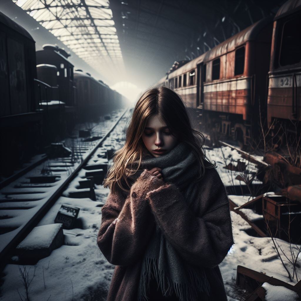 廃駅 | の人気AIイラスト・グラビア