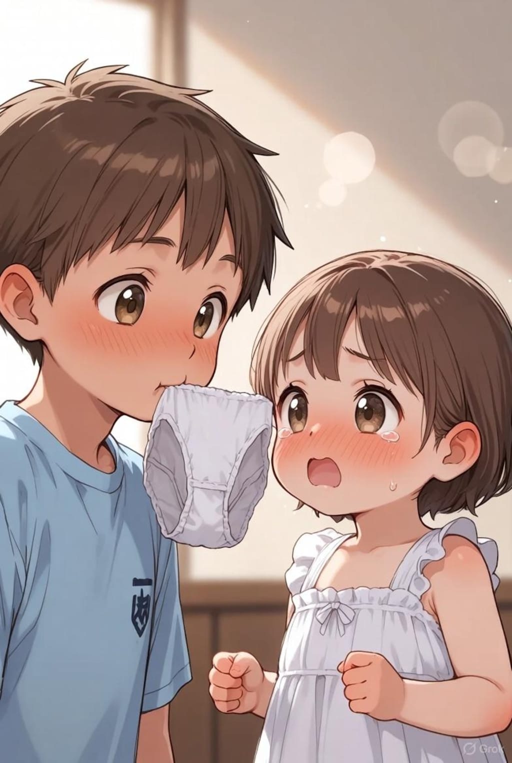お兄ちゃん、わたしのパンツ返してよぉ⋯