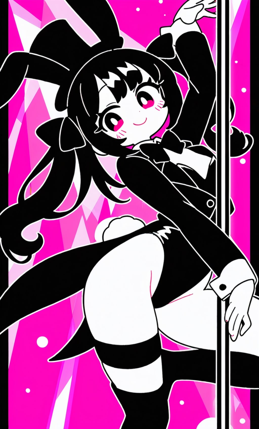 余りえろく感じない絵柄？で全年齢ポールダンスバニー♪＆ショーバニー♪