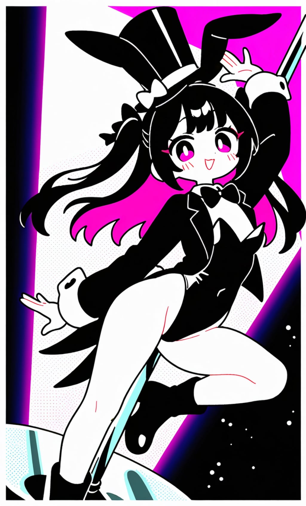 余りえろく感じない絵柄？で全年齢ポールダンスバニー♪＆ショーバニー♪