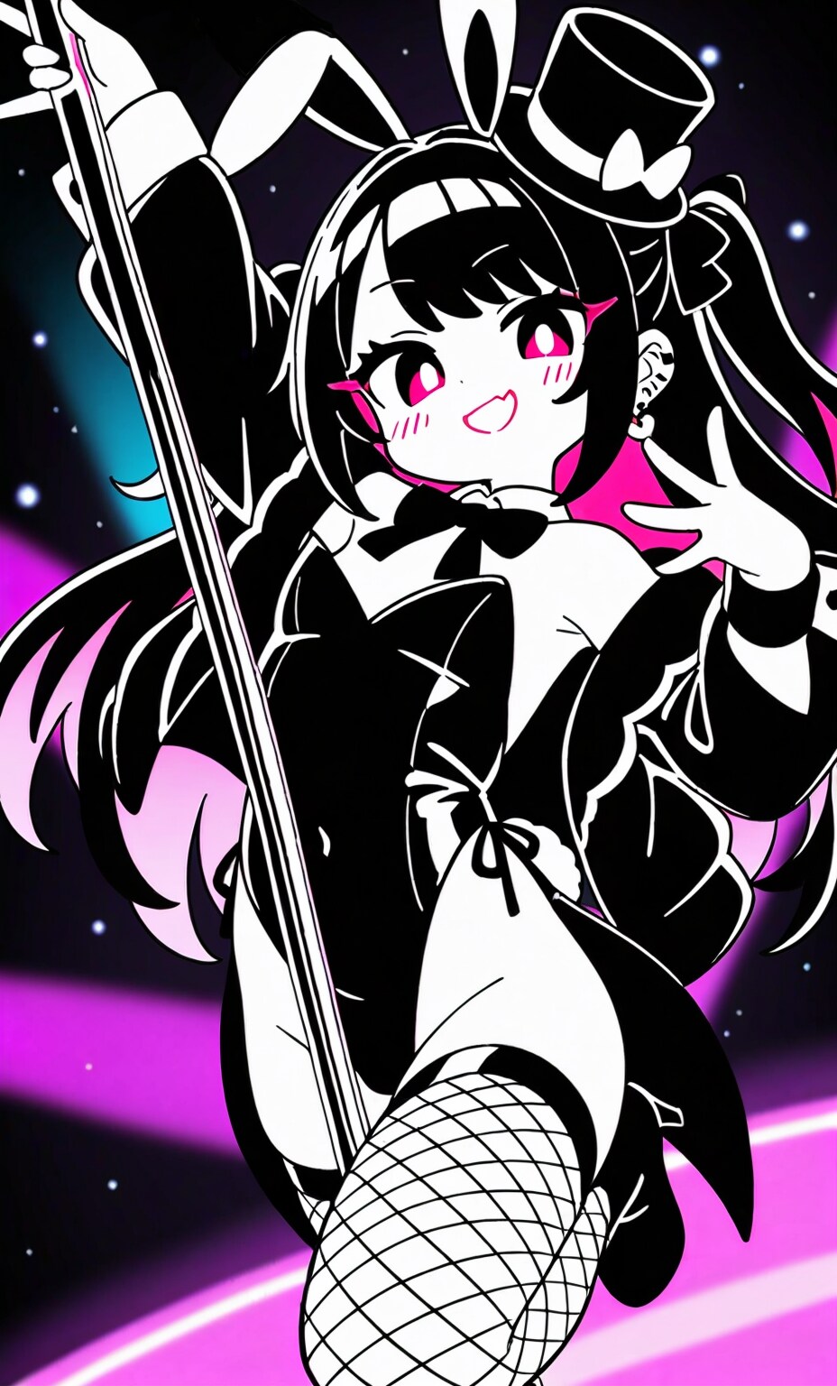 余りえろく感じない絵柄？で全年齢ポールダンスバニー♪＆ショーバニー♪ | の人気AIイラスト・グラビア