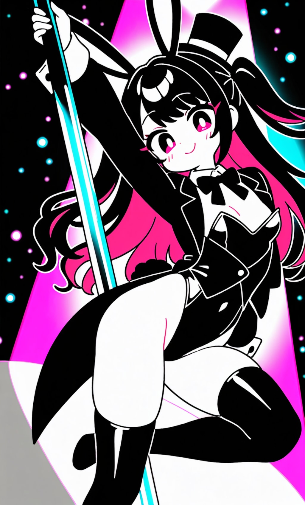 余りえろく感じない絵柄？で全年齢ポールダンスバニー♪＆ショーバニー♪