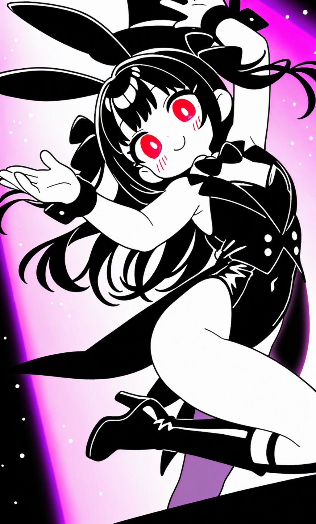 余りえろく感じない絵柄？で全年齢ポールダンスバニー♪＆ショーバニー♪