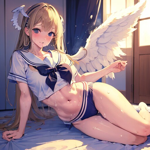 天使のような同級生が可愛すぎて目のやり場の困る