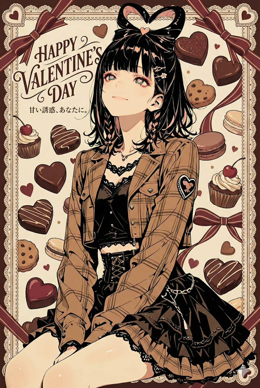 チョコをあげる妄想中🍫✨