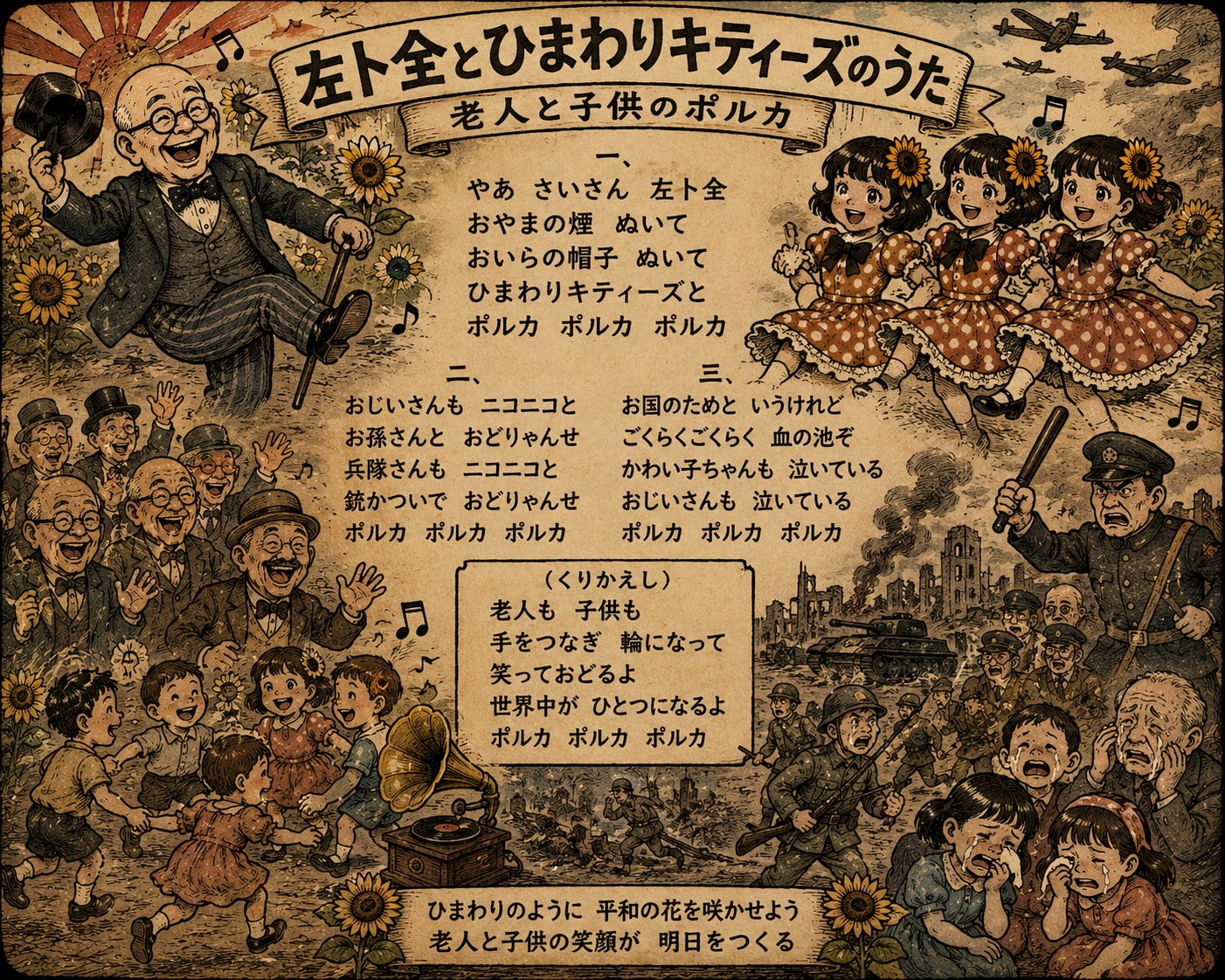 老人と子供のポルカ（違 | の人気AIイラスト・グラビア