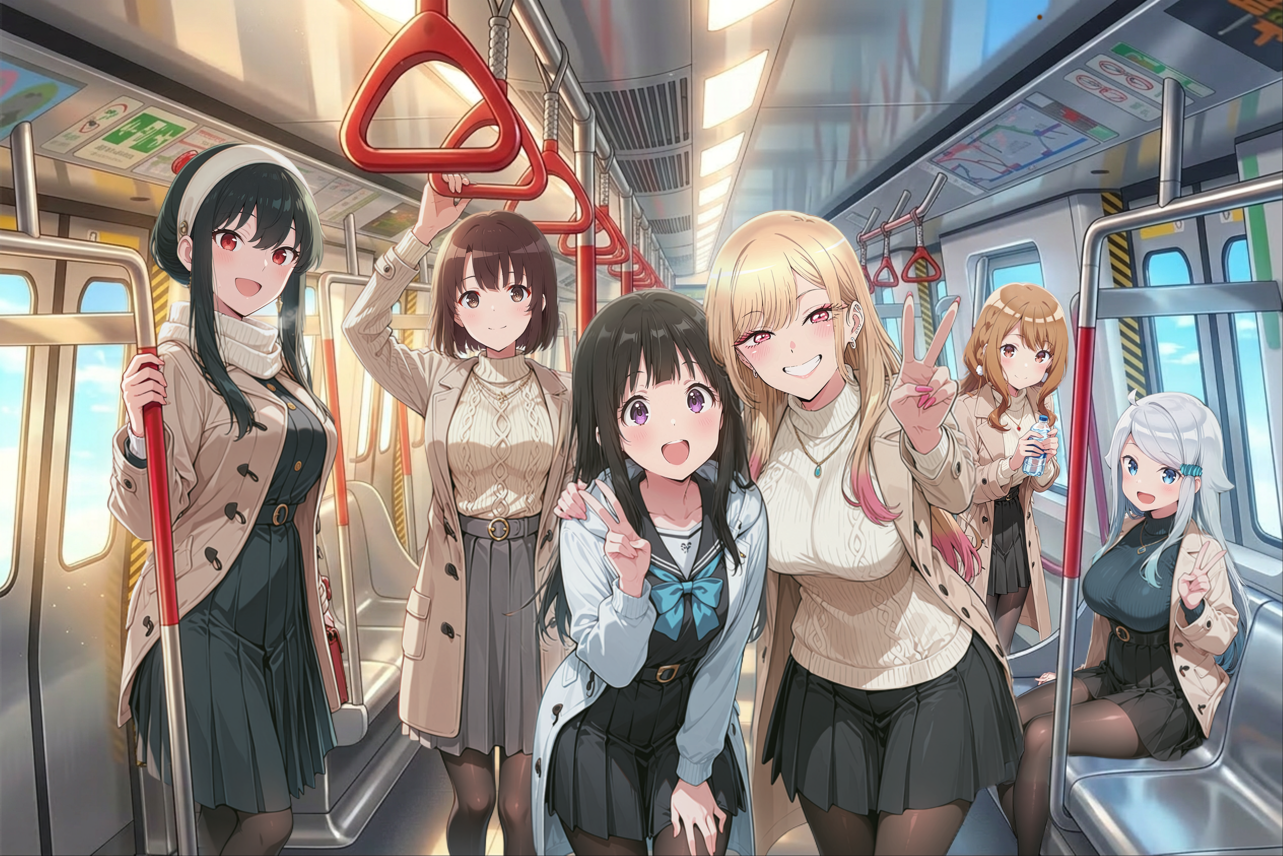 みんなで地下鉄に乗って、乗り換えて合流だ！ - 6