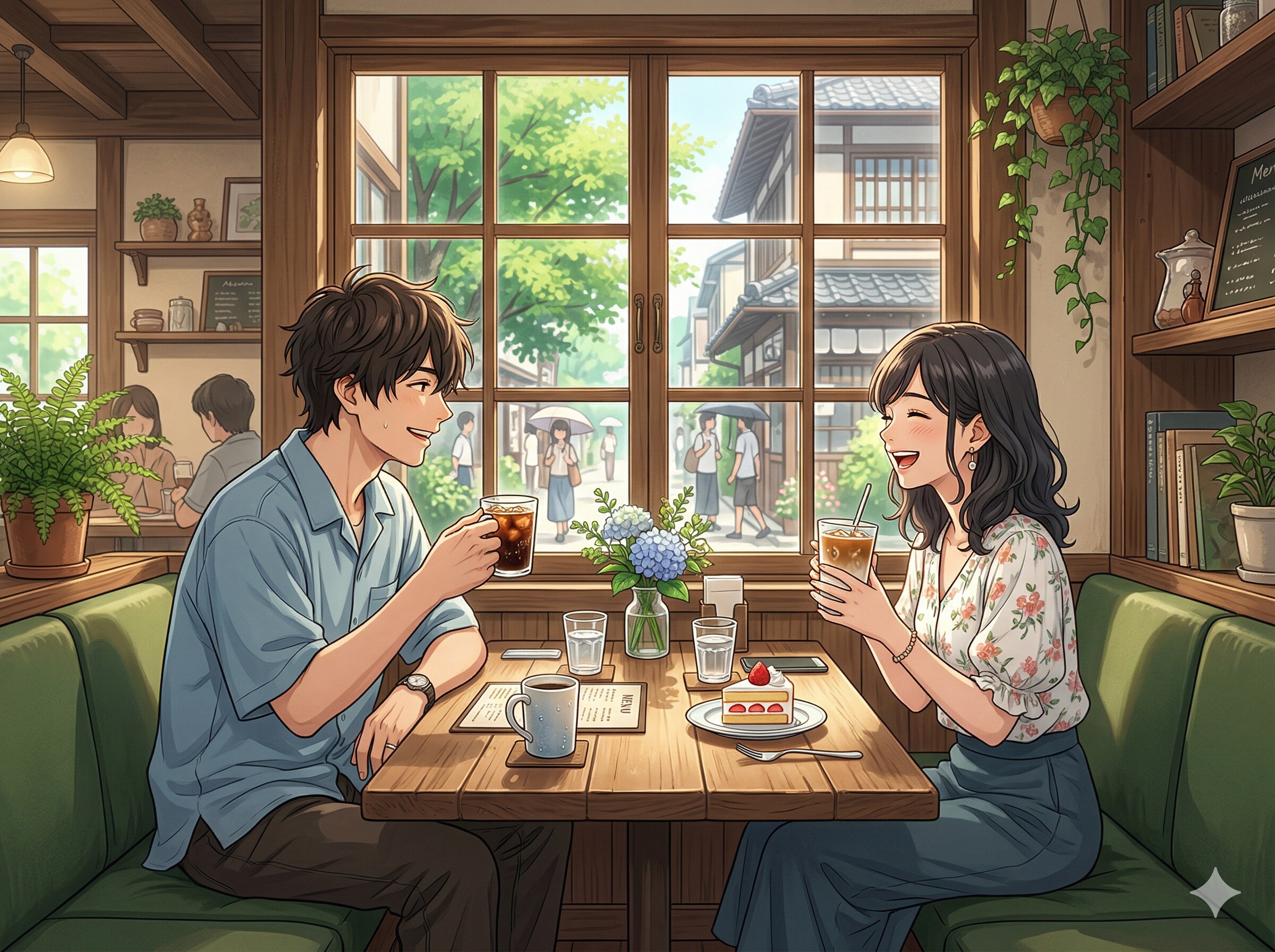 夏の喫茶店
