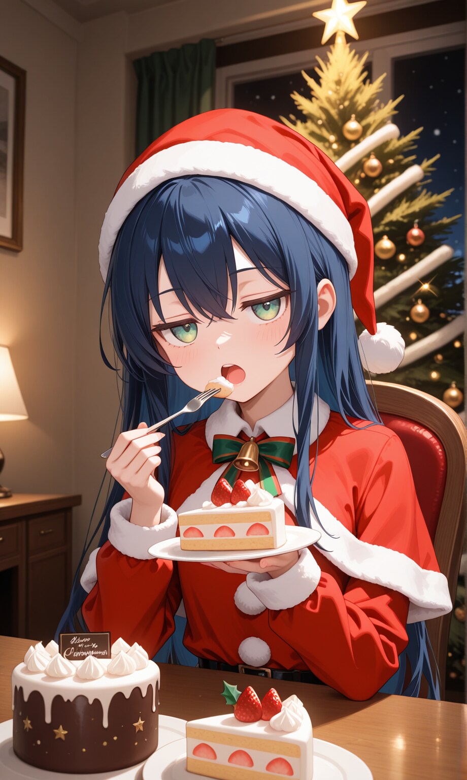 食後のケーキ