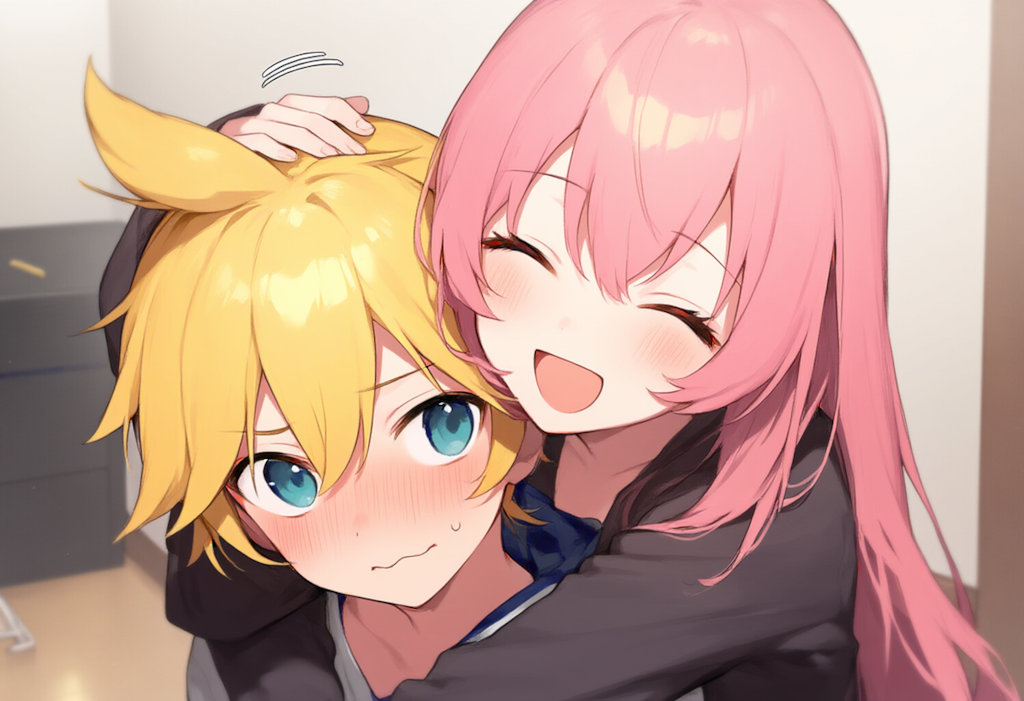 ボーカロイド　れんきゅんがよしよしされるだけ　（ルカ版）