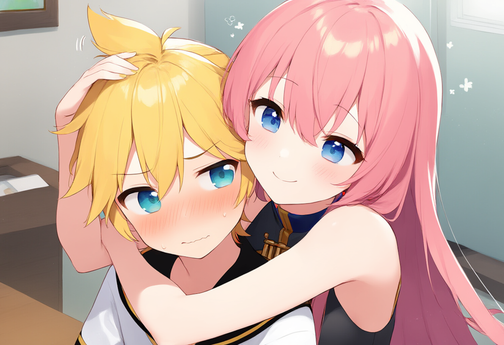 ボーカロイド　れんきゅんがよしよしされるだけ　（ルカ版）