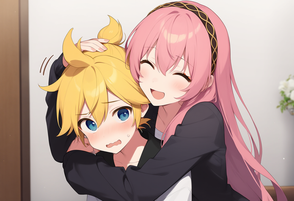 ボーカロイド　れんきゅんがよしよしされるだけ　（ルカ版）