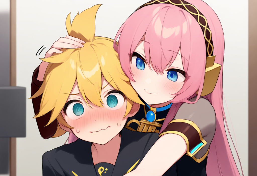 ボーカロイド　れんきゅんがよしよしされるだけ　（ルカ版）