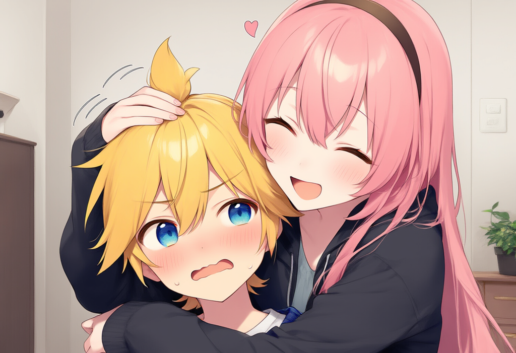 ボーカロイド　れんきゅんがよしよしされるだけ　（ルカ版）