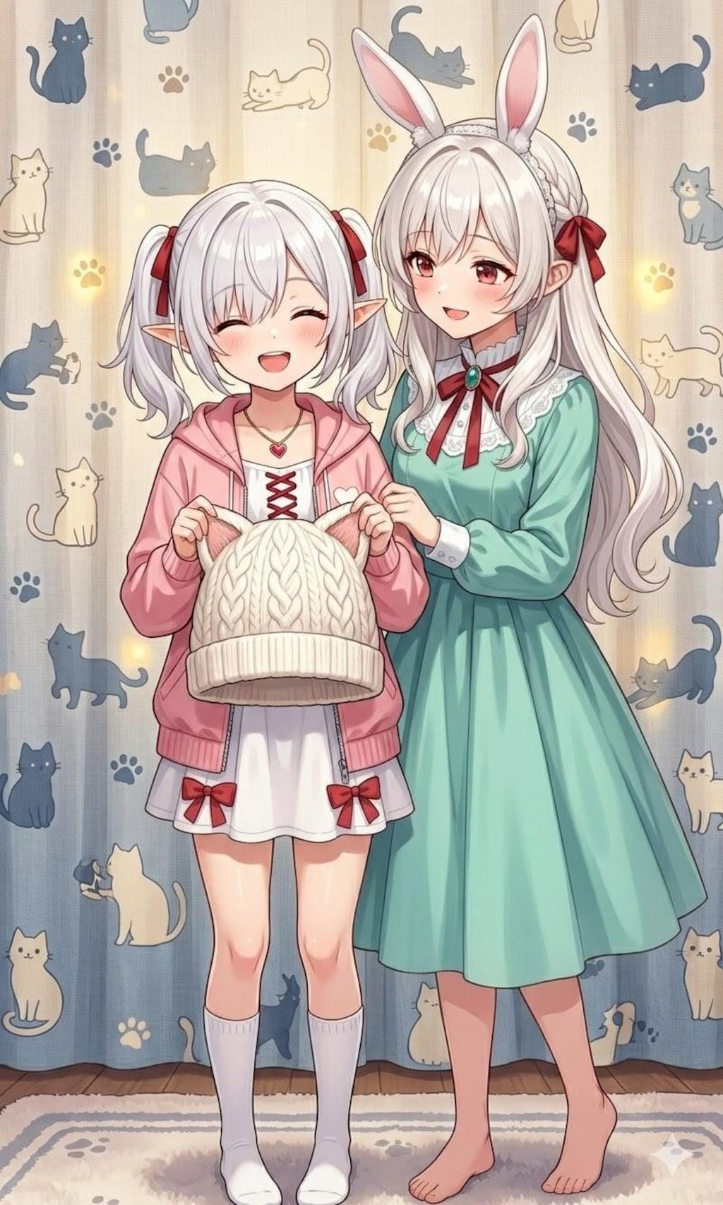 いわしまんさんのエリアーヌさんとシロネさん