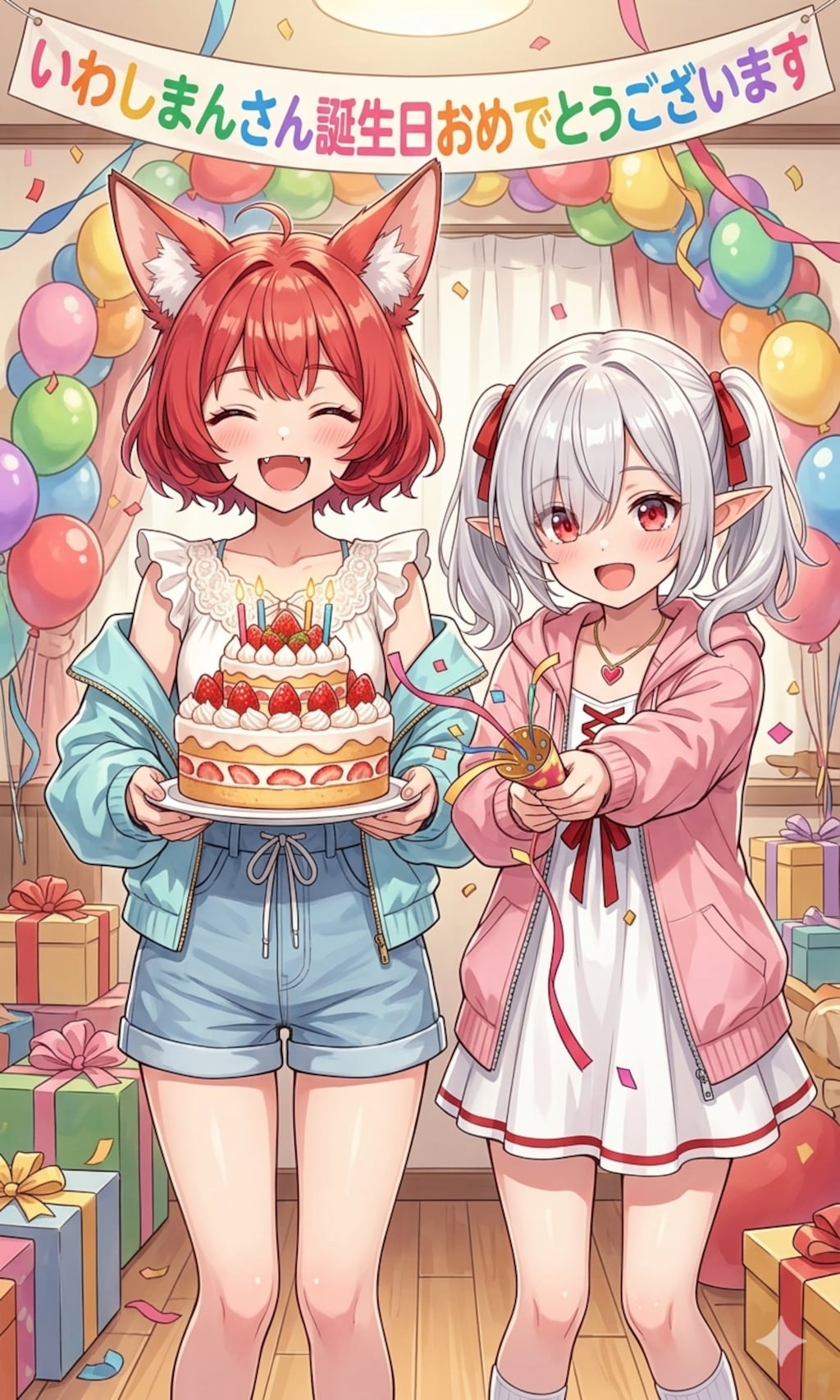 いわしまんさんのエリアーヌさんとシロネさん