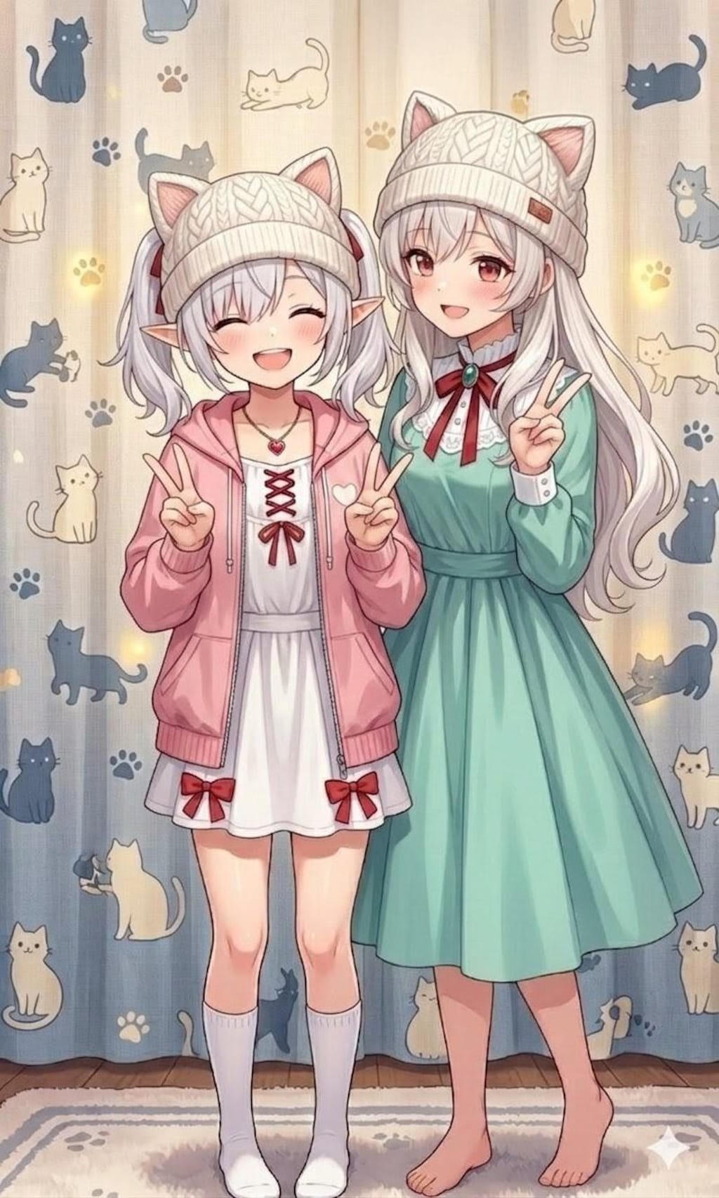 いわしまんさんのエリアーヌさんとシロネさん
