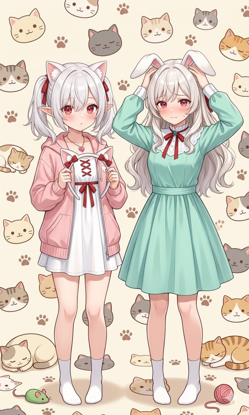 いわしまんさんのエリアーヌさんとシロネさん