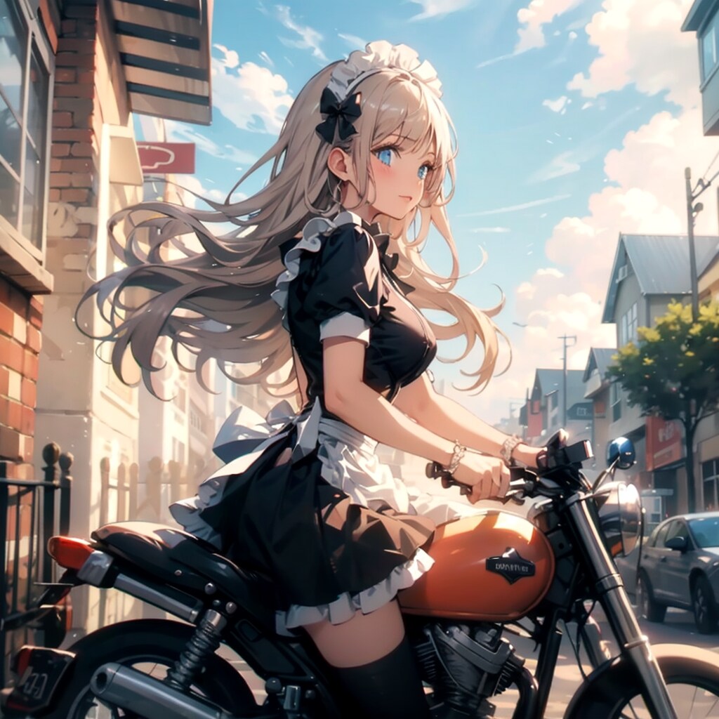 ride on メイド | の人気AIイラスト・グラビア