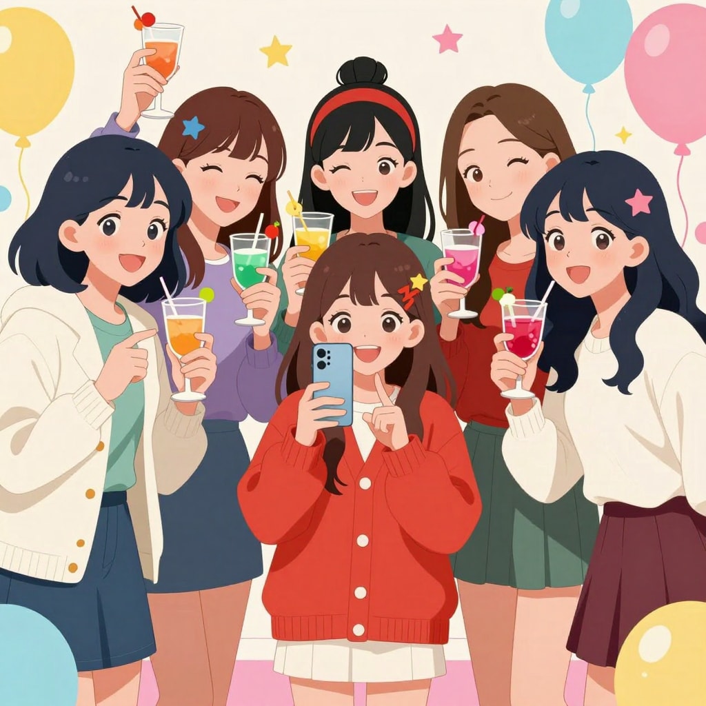 笑顔で乾杯、今年の終わりに