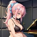 黒ビキニで音楽配信的な 3枚目